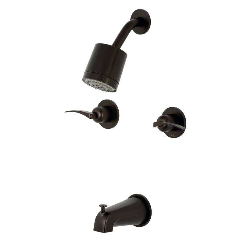 Kingston Brass Centurion Tub and Shower Trim Package with 1.8 GPM - Oil Rubbed Bronze