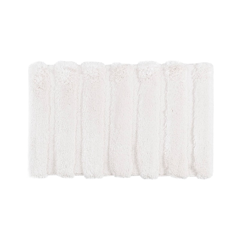 Madison Park Tufted Pearl Channel Solid Bath Rug