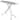 Household Essentials Wide Steel Top Ironing Board with Fixed Iron Rest