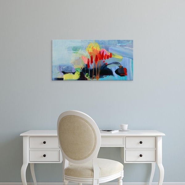 Easy Art Prints Lina Alattar's 'Fluttering My Way Through 3' Premium Canvas Art