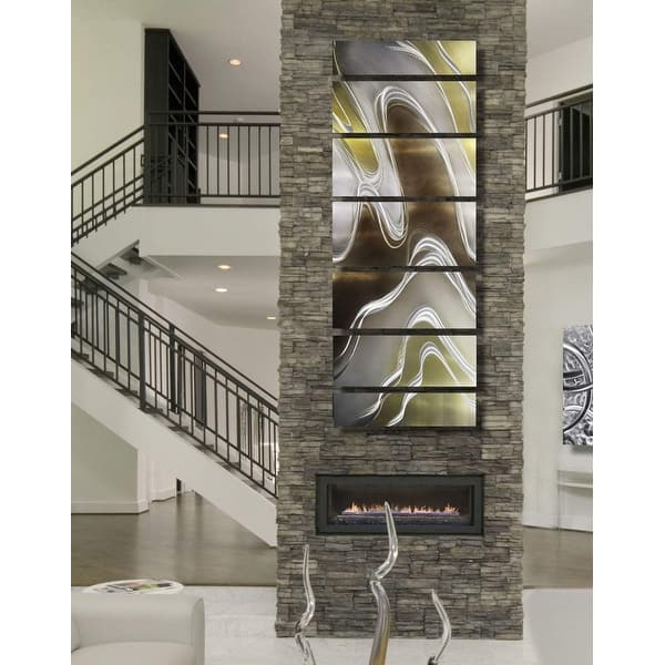 Shop Statements2000 3d Abstract Metal Wall Art Sculpture Panels By