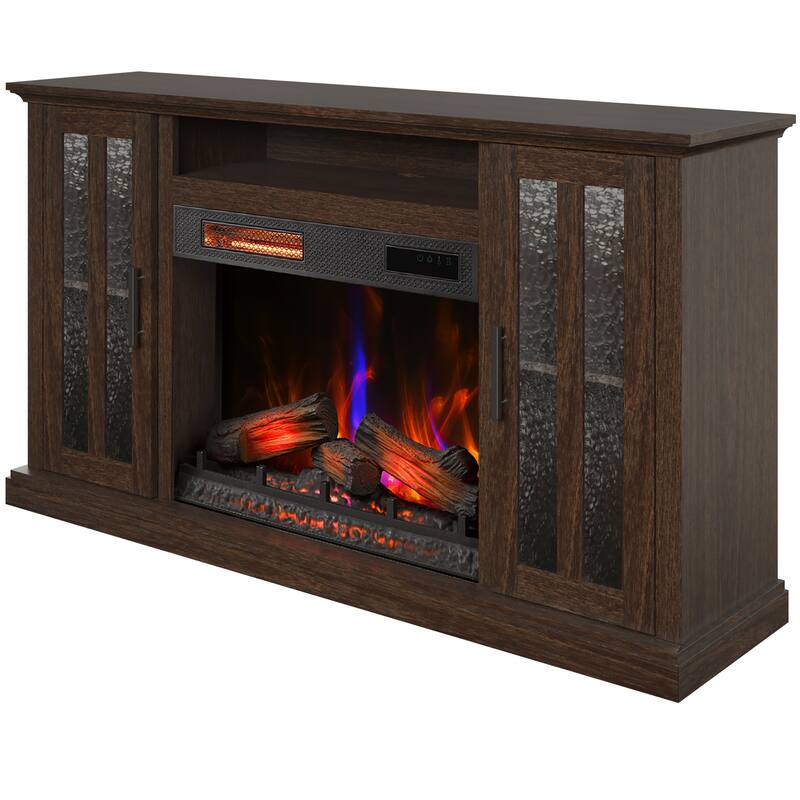 duraflame® Electric Fireplace TV Stand, Stromburg Oak