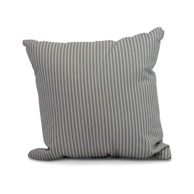 26 x 26 inch Ticking Stripe Decorative Pillow