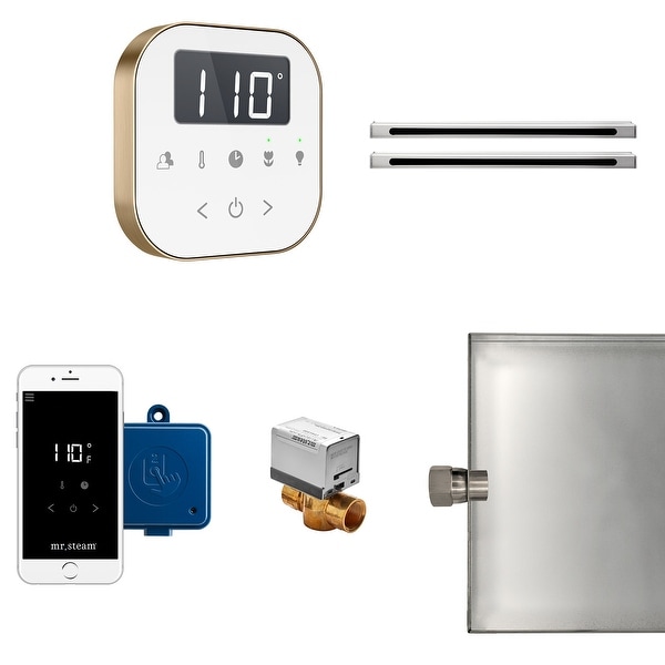 Mr Steam ABUTLERLXW AirButler Linear Max Steam Shower Package