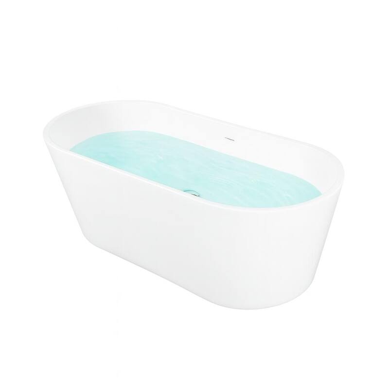KBV 67'' x 31" Freestanding Soaking Acrylic Bathtub GTBT0007 - 67"