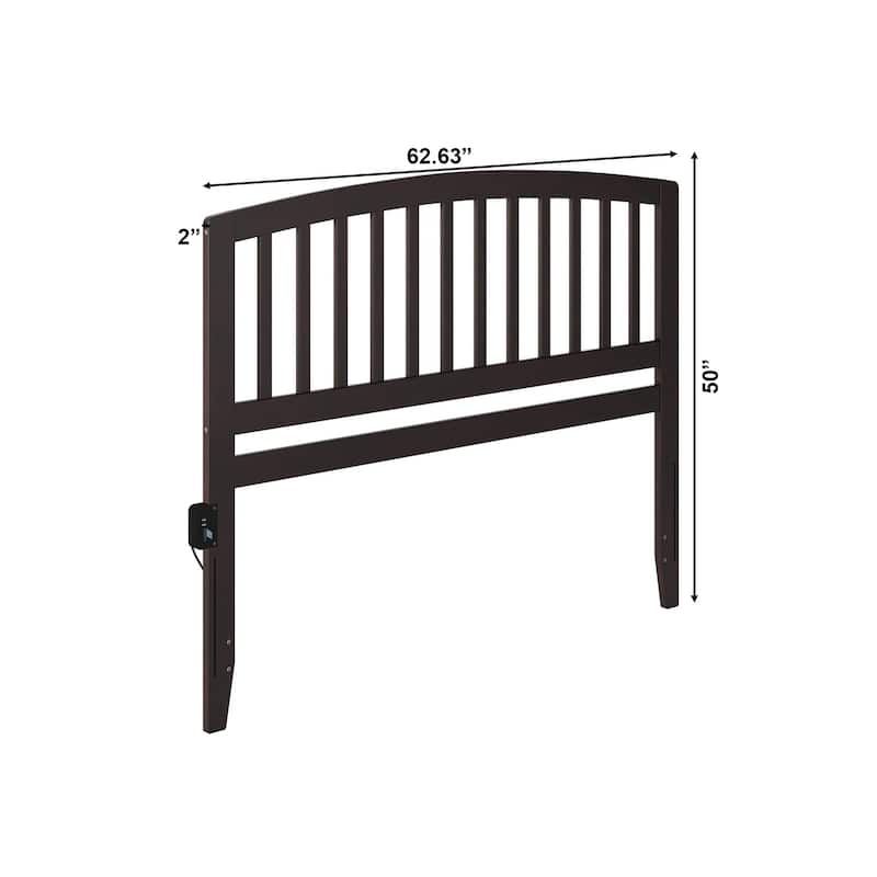 AFI Richmond Headboard with Attachable Charger