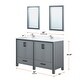 preview thumbnail 23 of 23, Ziva Bath Vanity and White Quartz Top