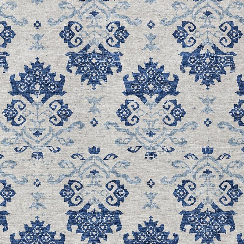 HomeRoots Oriental Transitional Rectangle Outdoor Rug