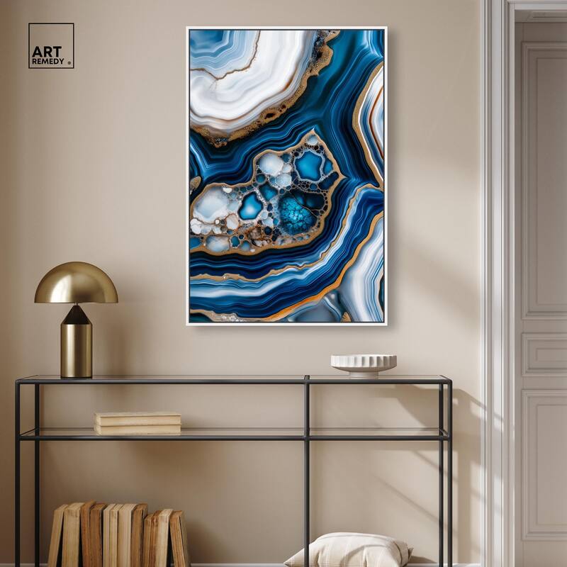 Azure Alveoli II Canvas by Art Remedy