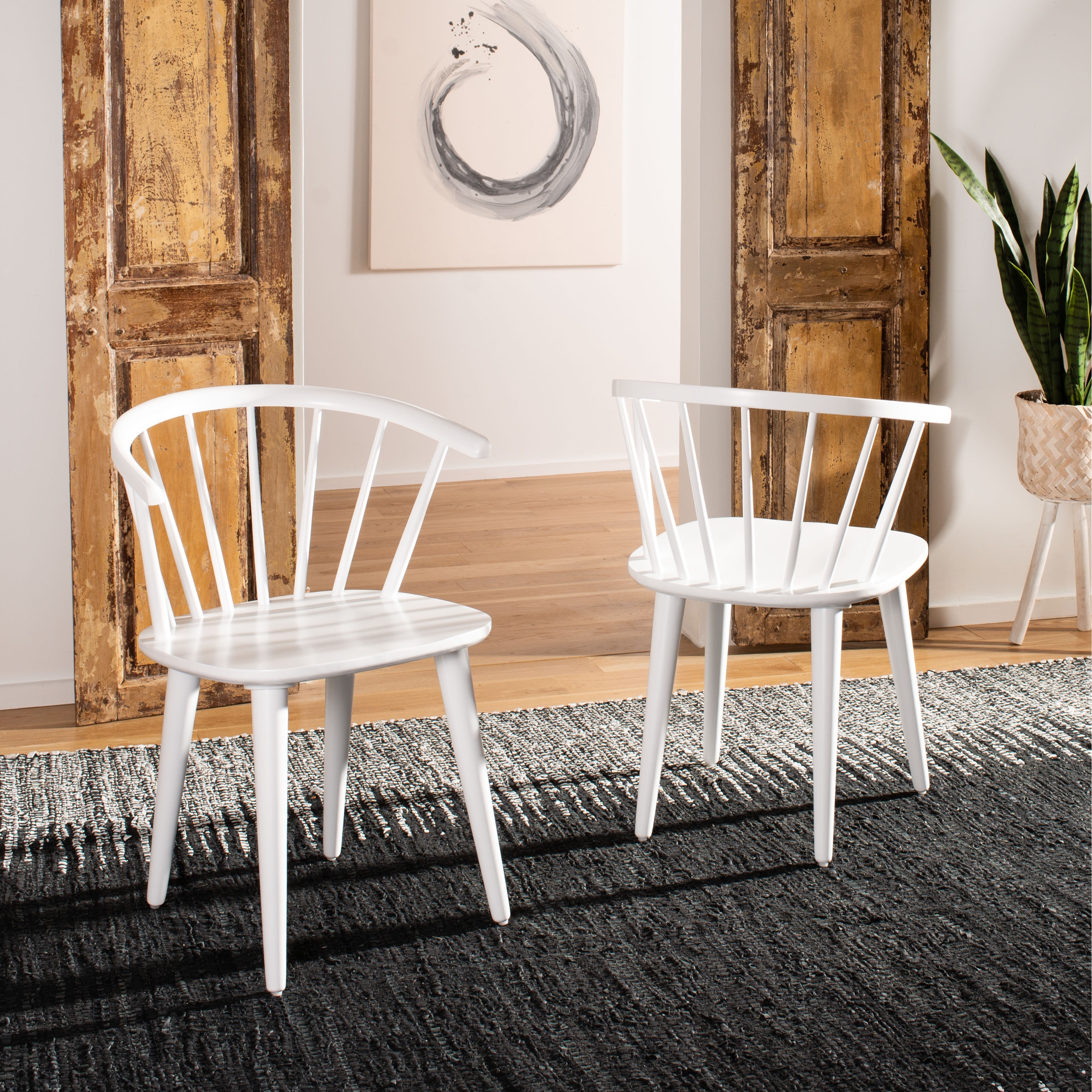 White country on sale dining chairs