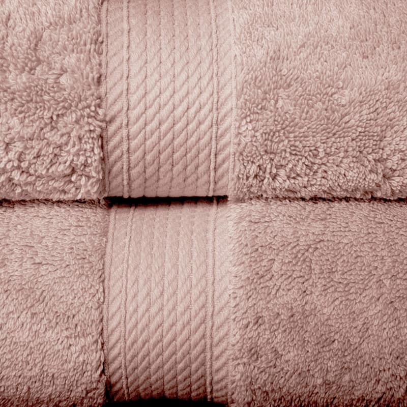 Superior Egyptian Cotton Pile Heavyweight Bath Towel Set of 2