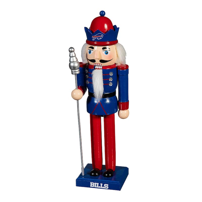 Nutcracker Statue, Buffalo Bills - 4.92''W x 4.53''H x 13.78