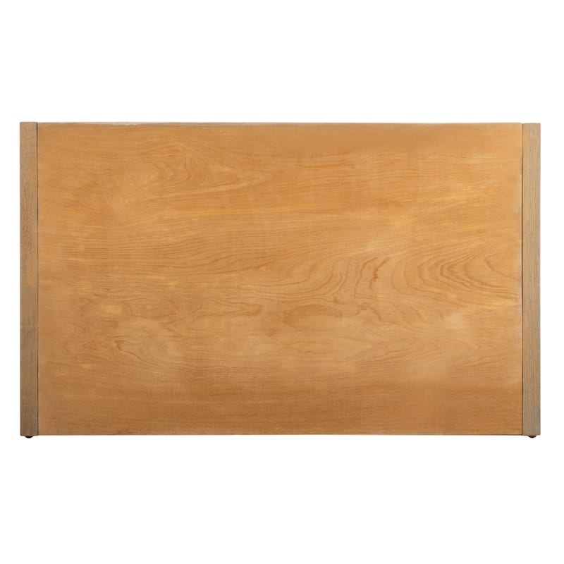 SAFAVIEH Roseanna Shoe Storage Bench Oak / Beige - 34" W x 18" D x 21" H - 34Wx18Dx21H