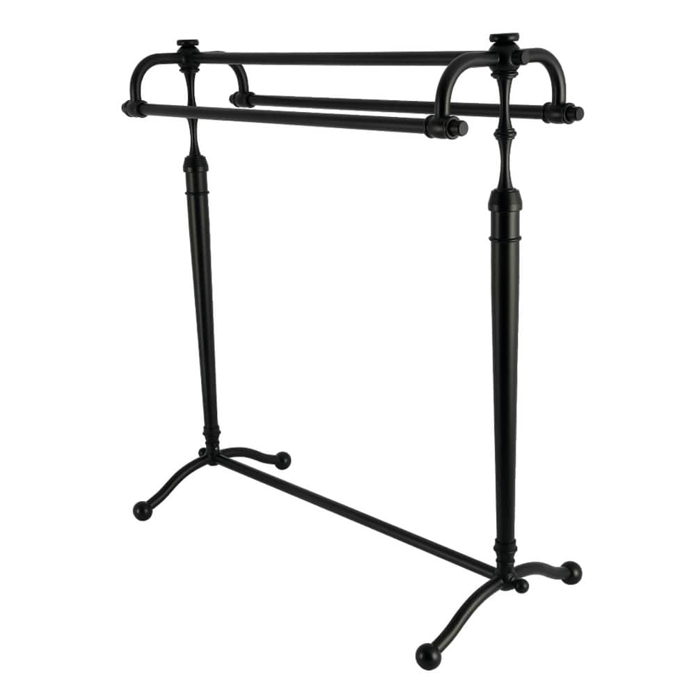 Kingston Brass Warwick 28" Freestanding Pedestal 3-Tier Towel Rack