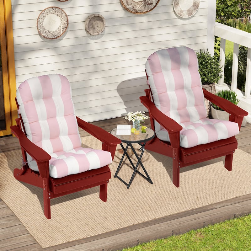 Outdoor Adirondack Chair Cushion Thickened Patio Chair Pad Lounge Rocking Chair Cushion