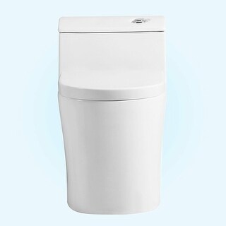 Metis Dual-Flush Elongated One-Piece Toilet (Seat Included) - Bed Bath ...