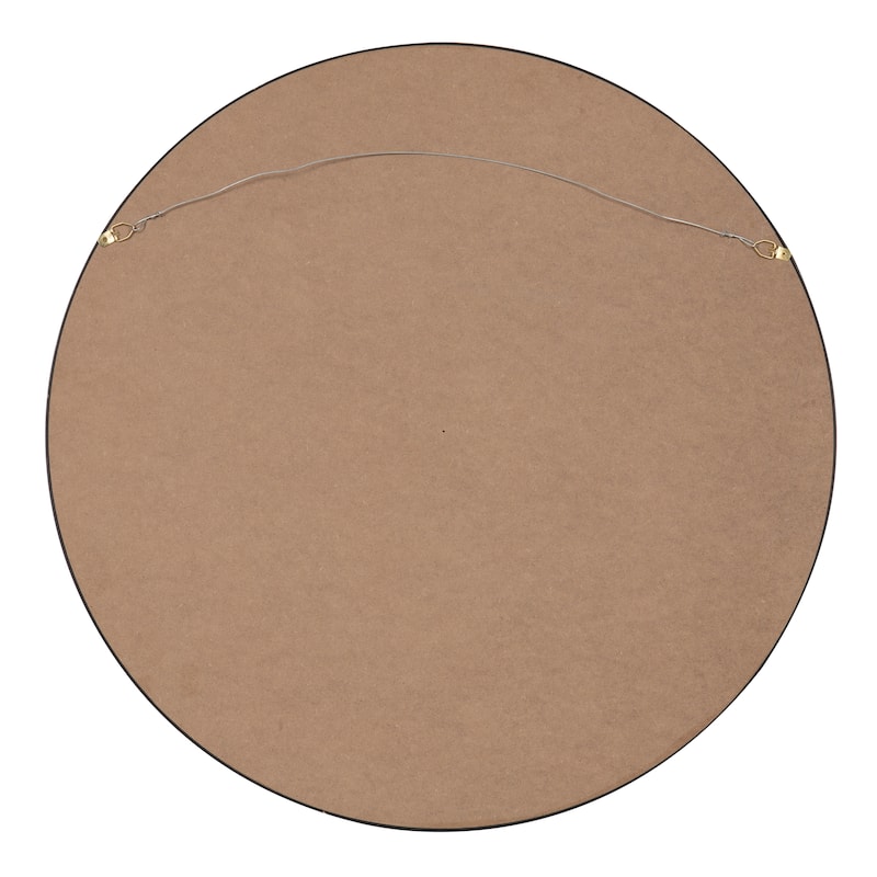 Kate and Laurel Travis 25.6" Round Accent Wall Mirror