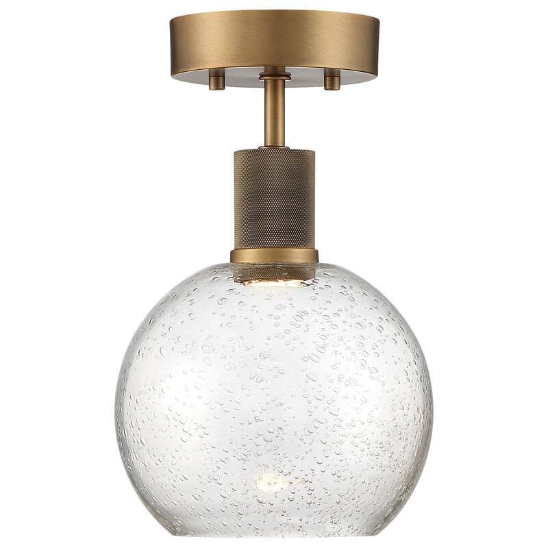 Port Nine Burgundy LED Semi-Flush Light - Dedicated LED