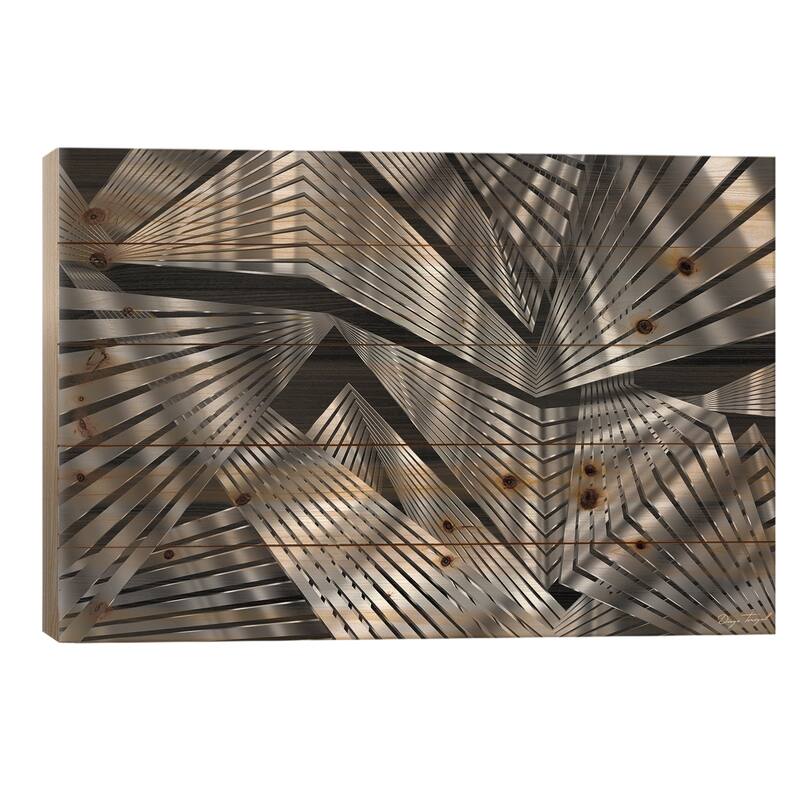 Way Of Looking Print On Wood by Diego Tirigall - Multi-Color - 26x40x1.5