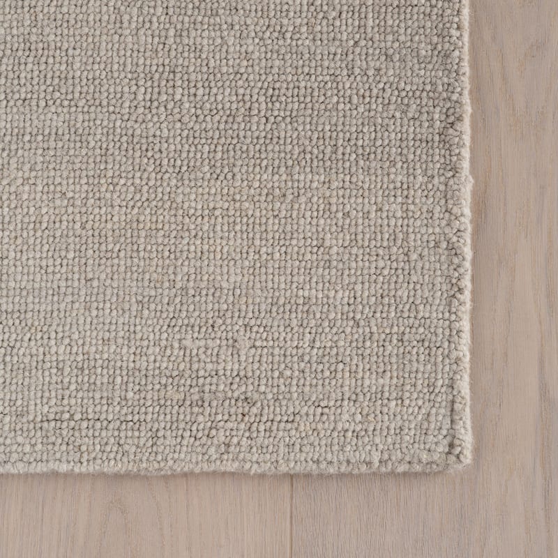 Nate Berkus Hollis Solid Wool Cozy Area Rug