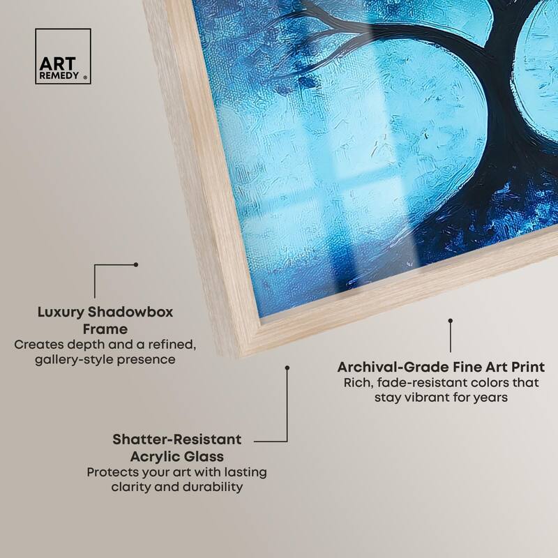 Tree of Opposites III Shadowbox by Art Remedy