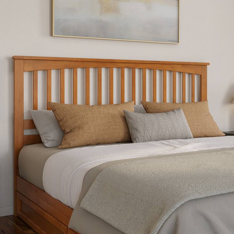 Everett Platform Bed with Panel Footboard and Twin XL Trundle