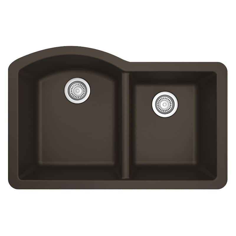 Karran Undermount Quartz Double Bowl Kitchen Sink