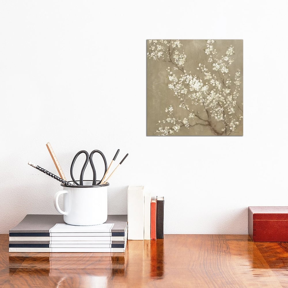 iCanvas "White Cherry Blossoms II" by Danhui Nai Canvas Print