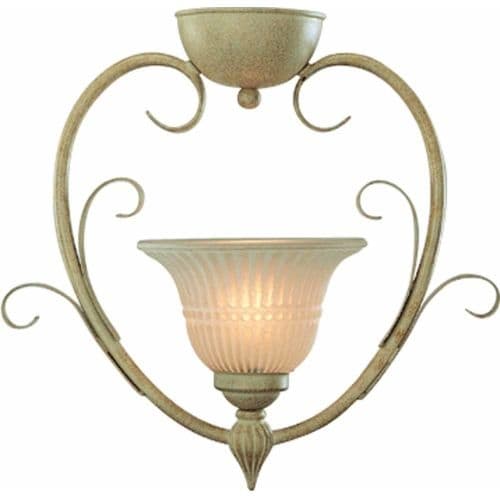Volume Lighting V3331 Florentia 1 Light Semi-Flush Ceiling Fixture