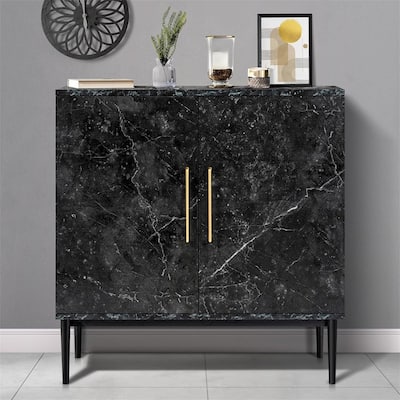 Modern Buffet Cabinet - 15.7"D x 31.1"W x 31.5"H