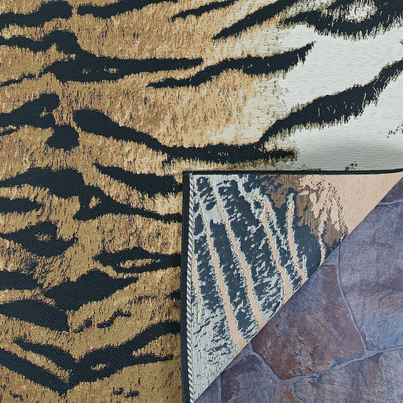 Dream Decor Rugs Gelato Jungle Bengal Indoor Outdoor Area Rug