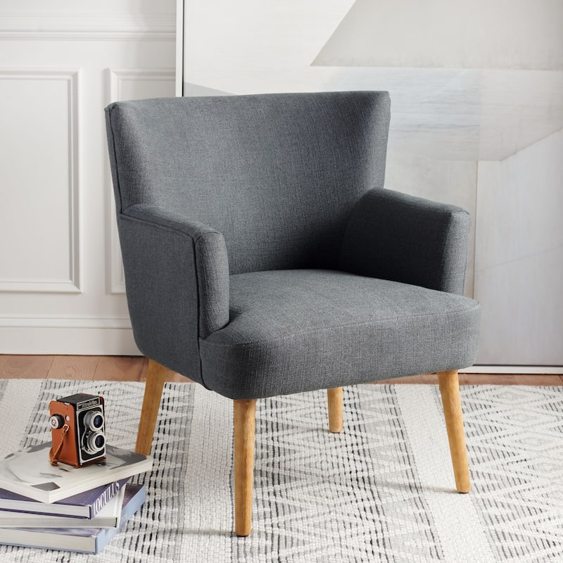 SAFAVIEH Paulina Accent Chair - 28" W x 30.3" L x 32.7" H - 28Wx30Dx33H
