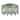 Elegant Lighting V2031F16/RC Maxime 5 Light 16" Wide Flush Mount Drum
