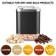 preview thumbnail 2 of 9, Glass Storage Container. Coffee Canister by Kaffe - Stainless Steel