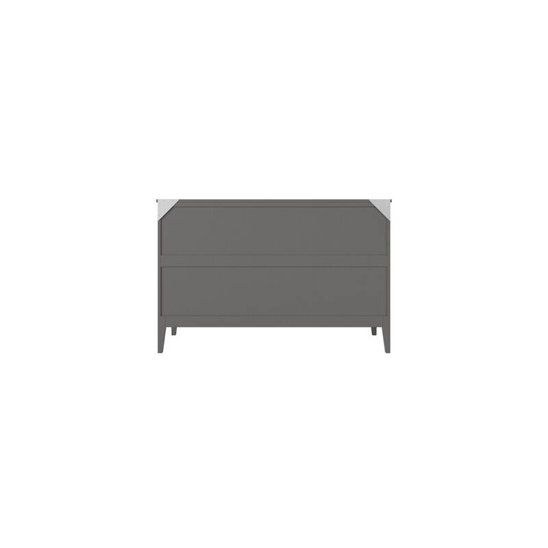 Solid Wood Murphy Bed Chest with Mattress & Charger - Twin, Full Sizes - Grey Finish