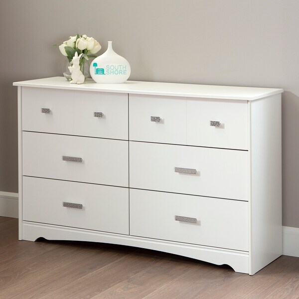 South Shore Tiara 6 Drawer Double Dresser Bed Bath Beyond