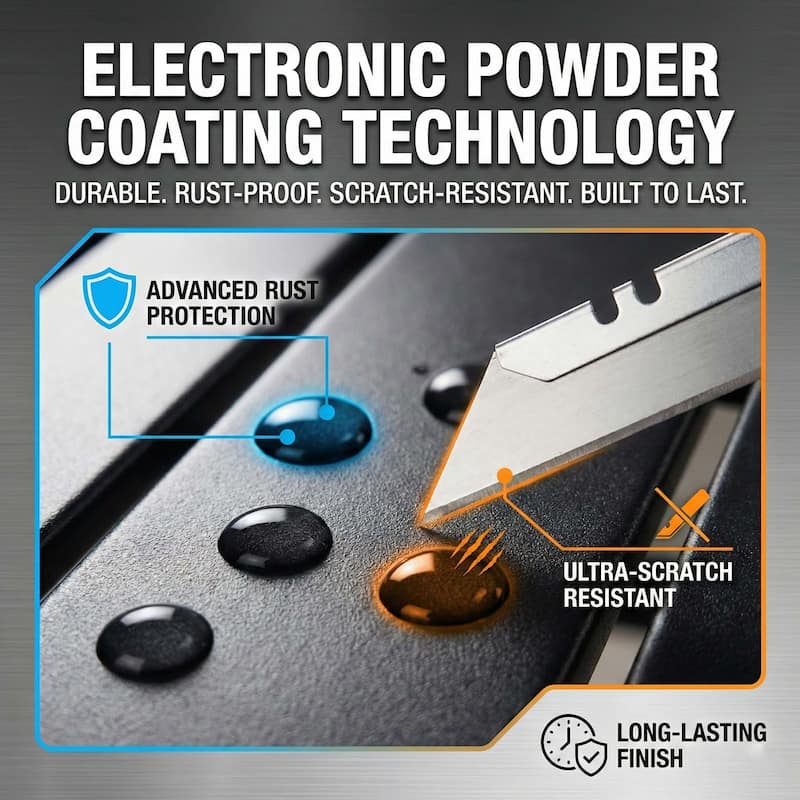 Metal Steel Slat Patio Dining Table Square Backyard Bistro Table Outdoor Furniture Garden Table