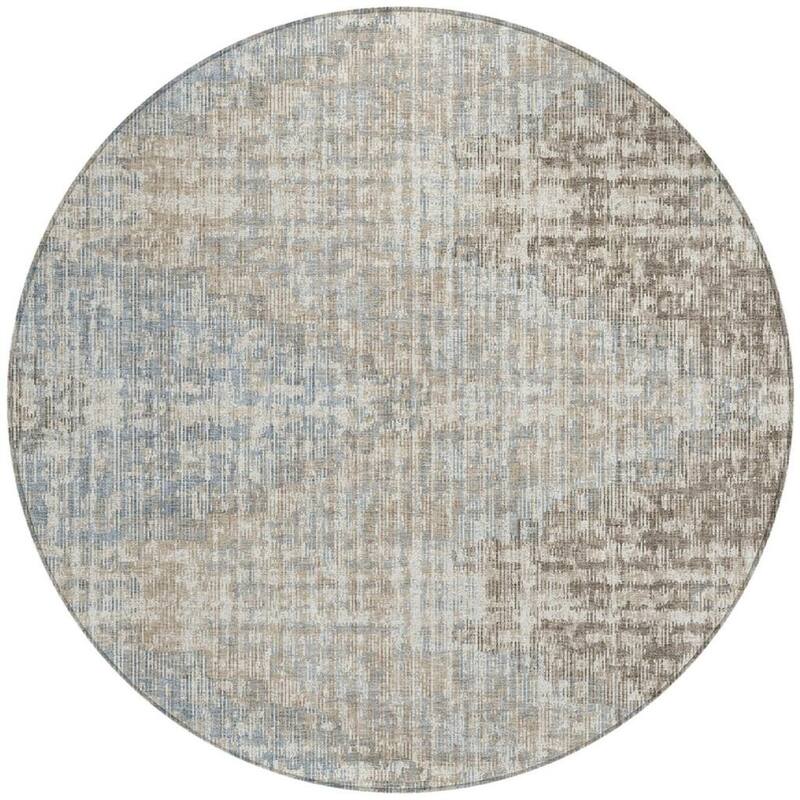 HomeRoots Geometric Transitional Rectangle Outdoor Rug