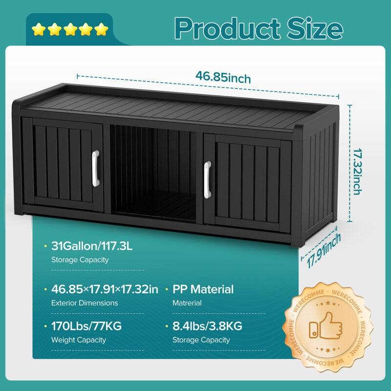 47" Shoe Storage Cabinet