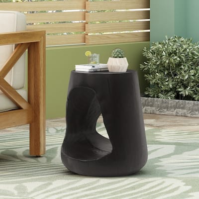 Christopher Knight Home - Emery Hollow Round Wood Grain Side Table