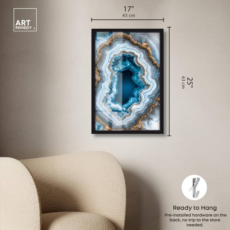 Gilded Geode Eye II Shadowbox by Art Remedy