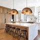 preview thumbnail 69 of 200, Industrial Oversized Metal Dome Pendant Light - Modern Farmhouse