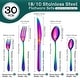 preview thumbnail 53 of 69, vancasso 18/10 Stainless Steel Silverware Set, Flatware Service for 6 or 12