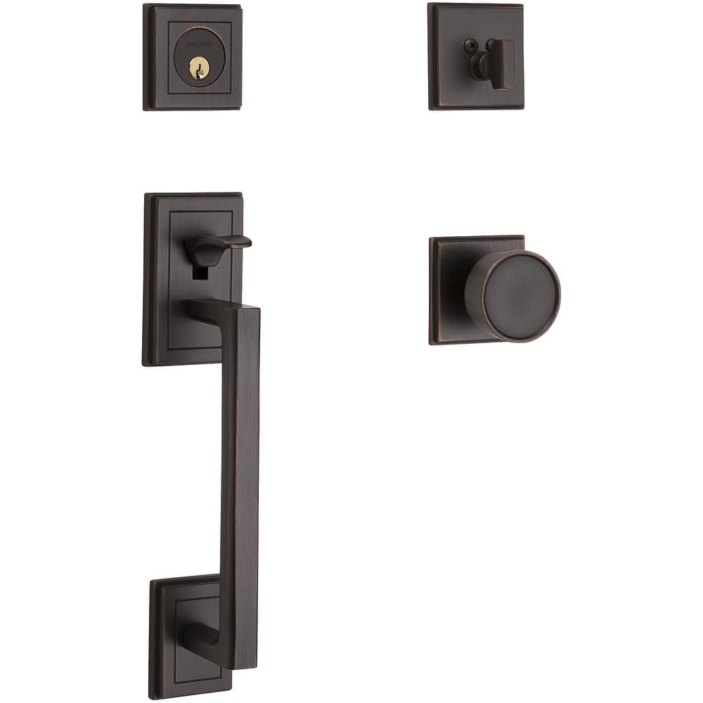Baldwin Hollywood Hills Sectional Single Cylinder Door Handleset with