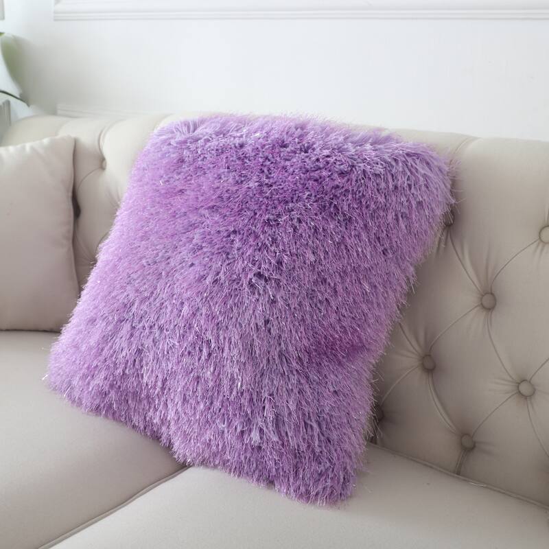 Manhattan Collection Shag Pillow