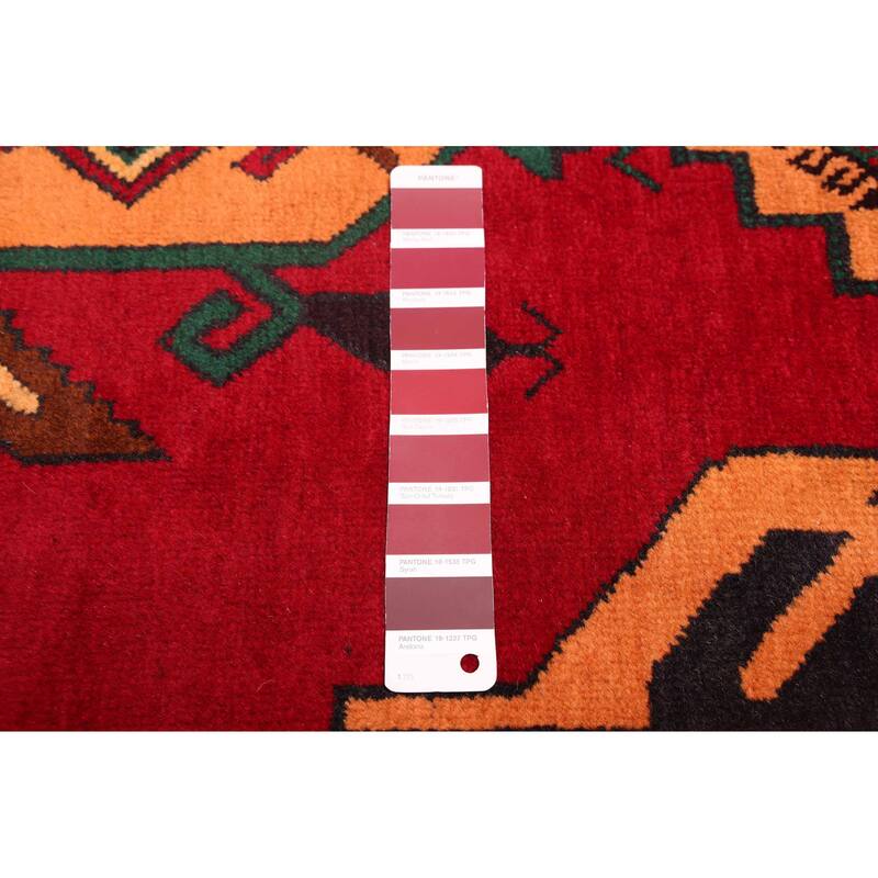 ECARPETGALLERY Hand-knotted Teimani Red Wool Rug - 3'1 x 5'7