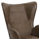 preview thumbnail 35 of 92, Upholstered Wingback Armchair Leisure Accent Chair, Single - 40.55" H x 28.34" W x 33.1" D