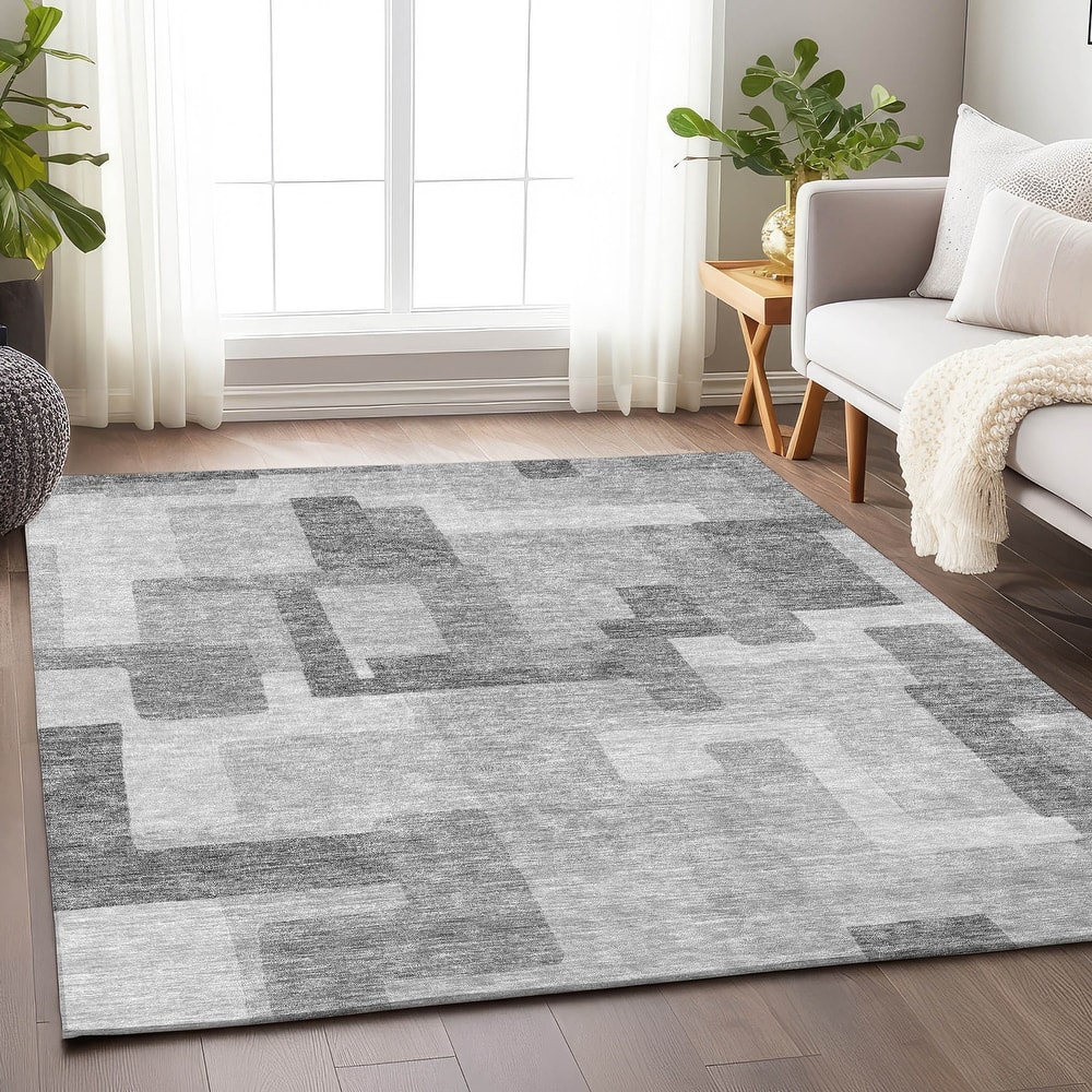 Premium Washable Super Soft Modern Geo Mayfield Rug