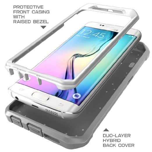 Shop Supcase Samsung Galaxy S6 Edge Case Unicorn Beetle Pro White Gray On Sale Overstock 16774812