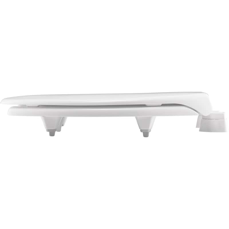Bemis Medic-Aid® Elongated Plastic Open Front Toilet Seat with